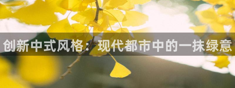 星欧娱乐下载最新版：创新中式风格：现代都