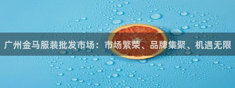 欧星娱乐的真实性：广州金马服装批发市场：