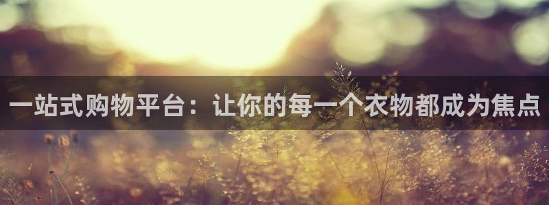 星欧娱乐赞7O777：一站式购物平台：让